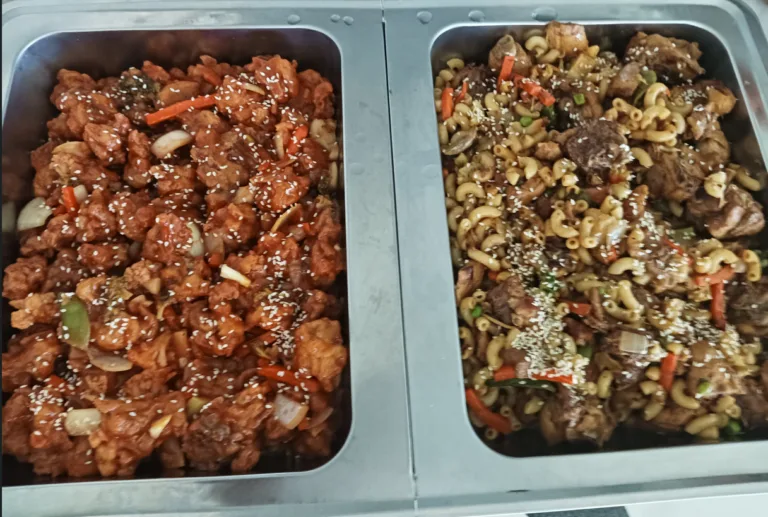 A prepared meal at Toafa Café